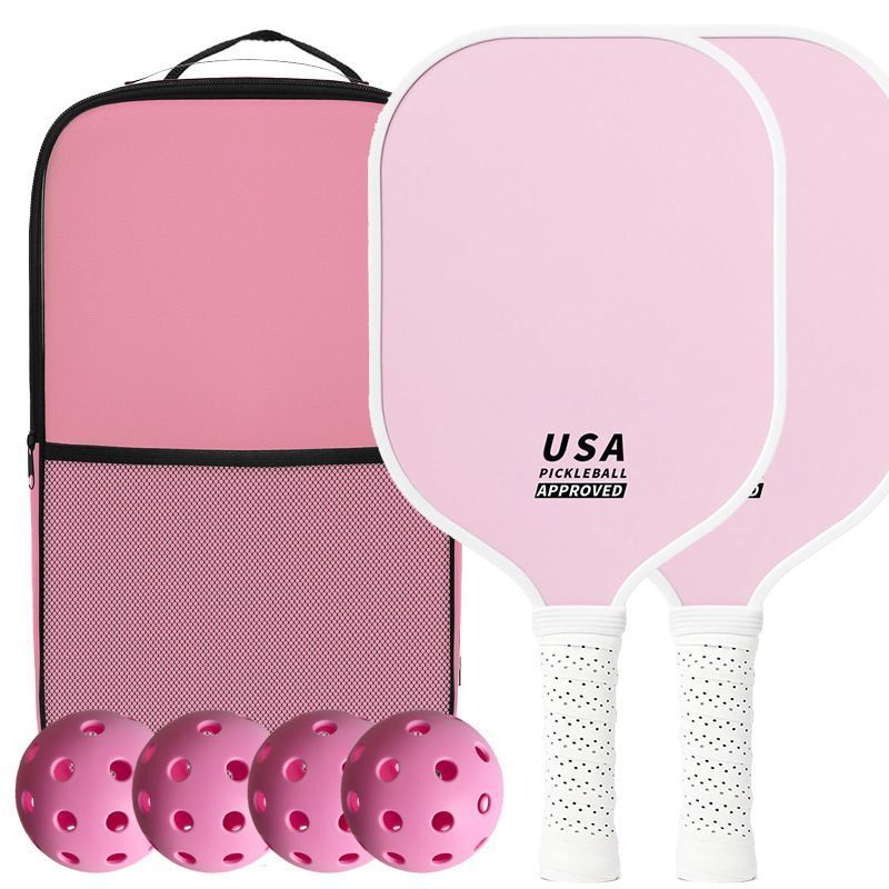 Glass Fiber Pickleball Paddle Set, Minimalist Style 03