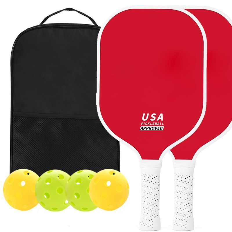 Glass Fiber Pickleball Paddle Set, Minimalist Style 06