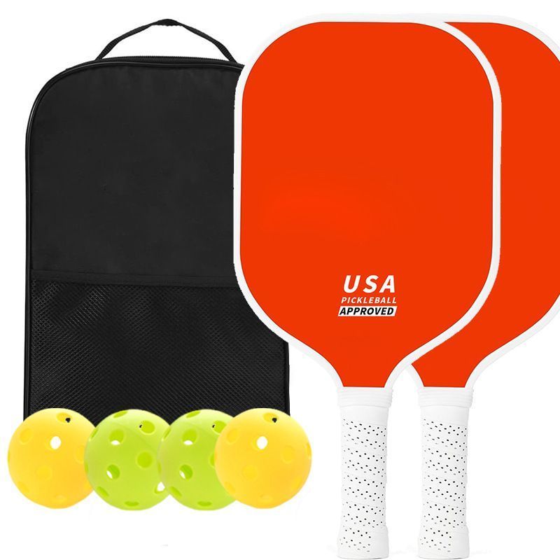 Glass Fiber Pickleball Paddle Set, Minimalist Style 10