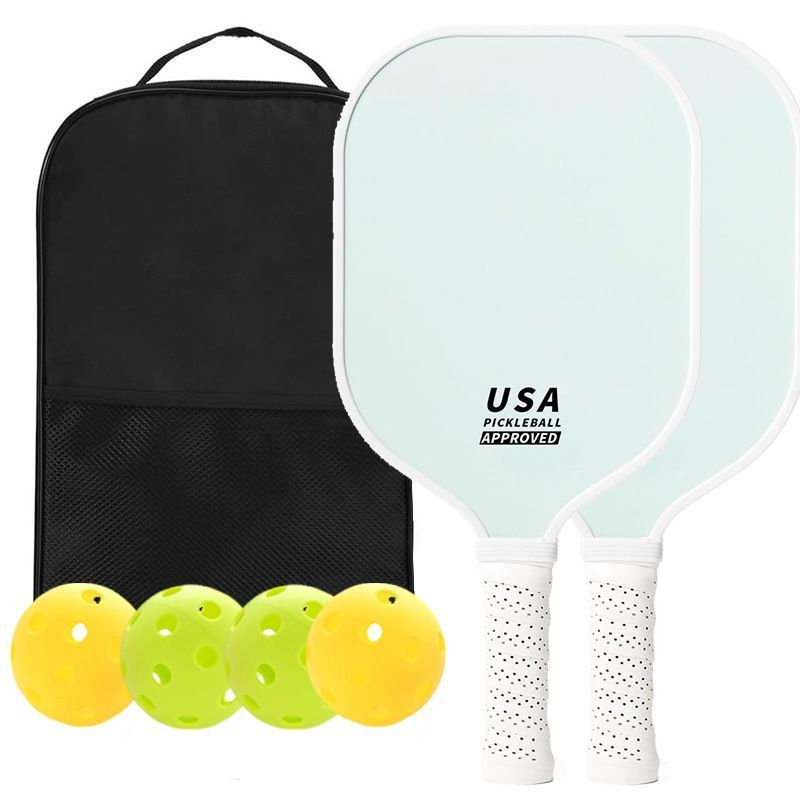 Glass Fiber Pickleball Paddle Set, Minimalist Style 05