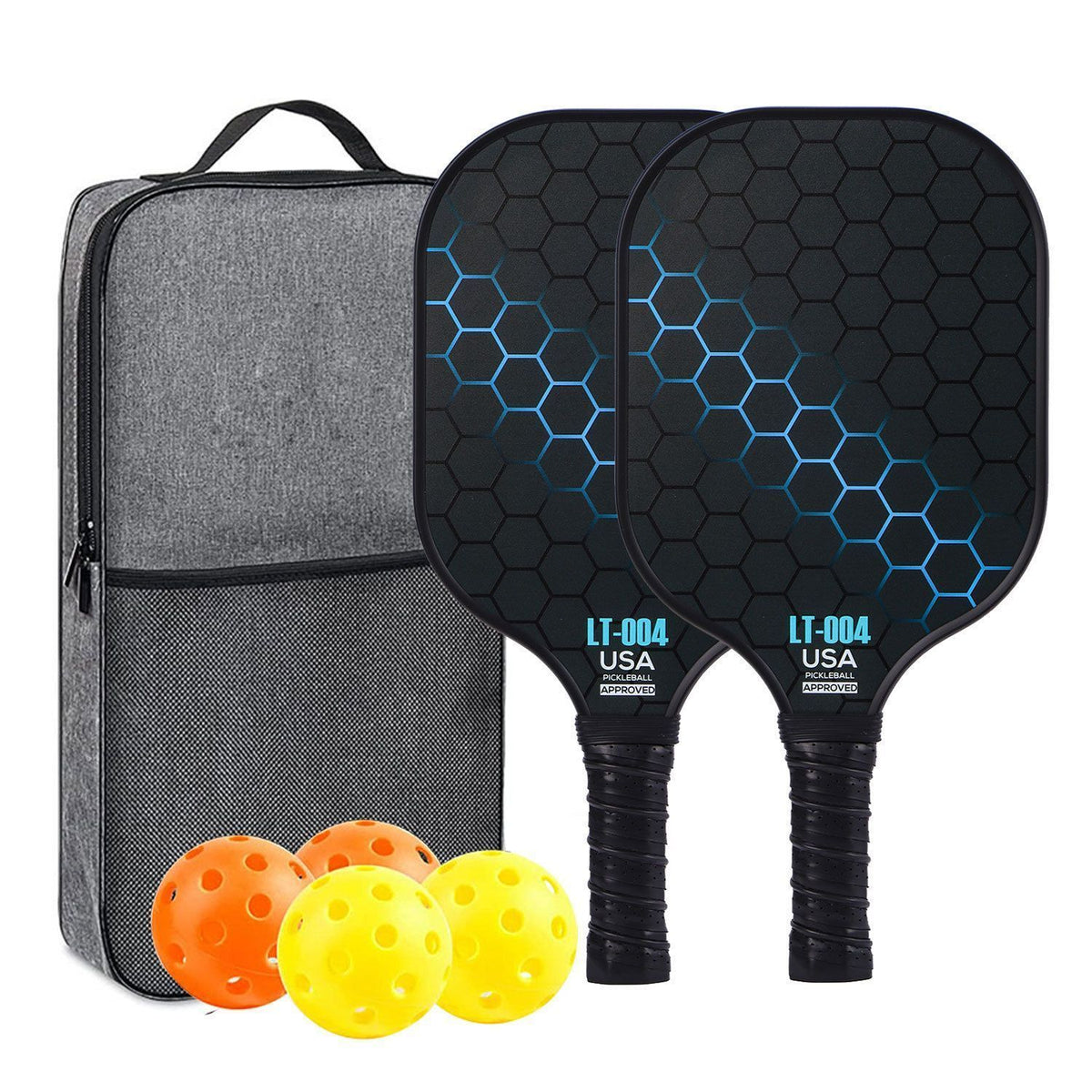 Blue Pickleball Set with Bag 03
