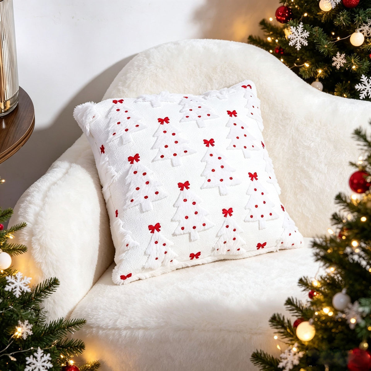 Set of 2 Christmas Cushion Covers (Pillow filling not included)-Style 4