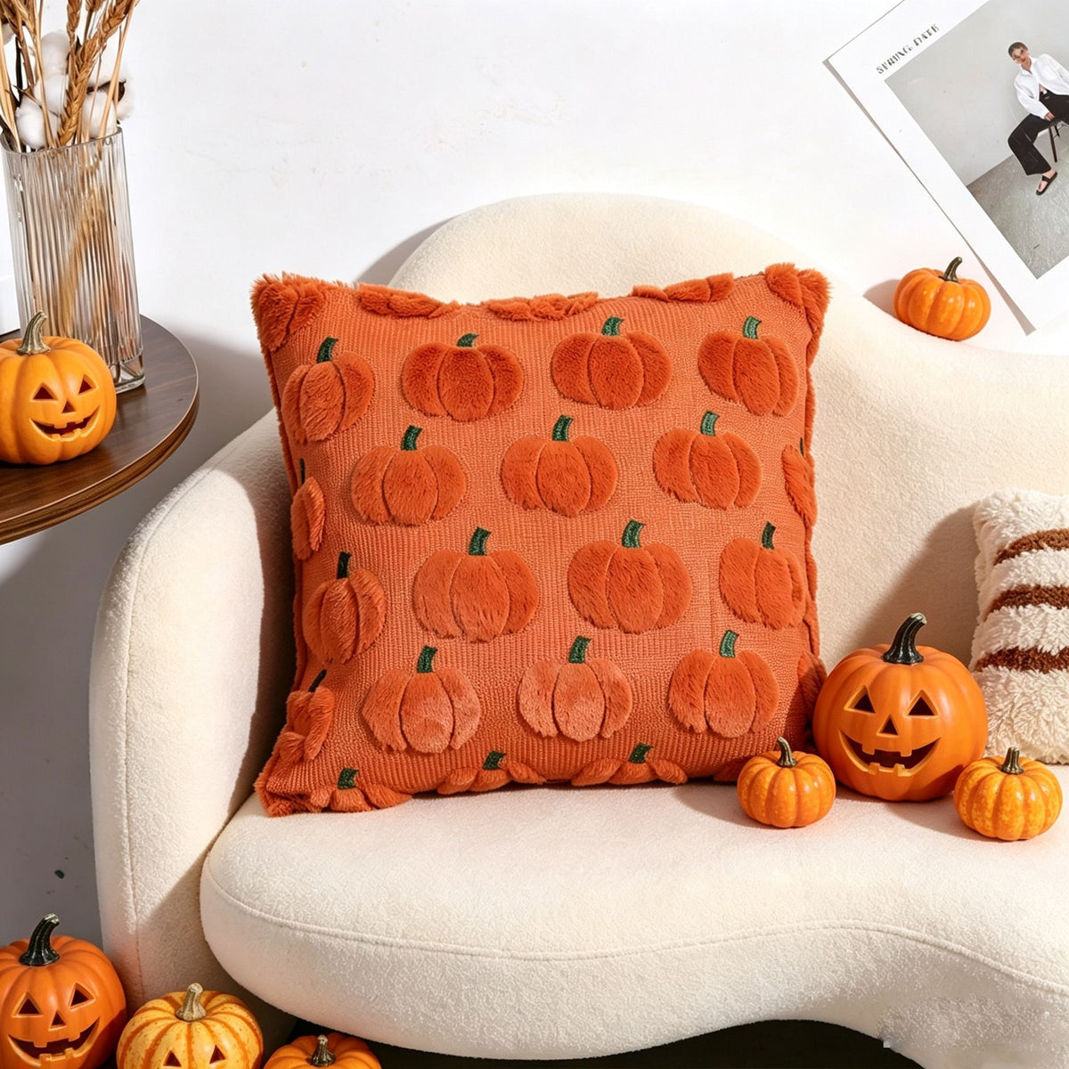 Set of 2 Christmas Cushion Covers (Pillow filling not included)-Style 12