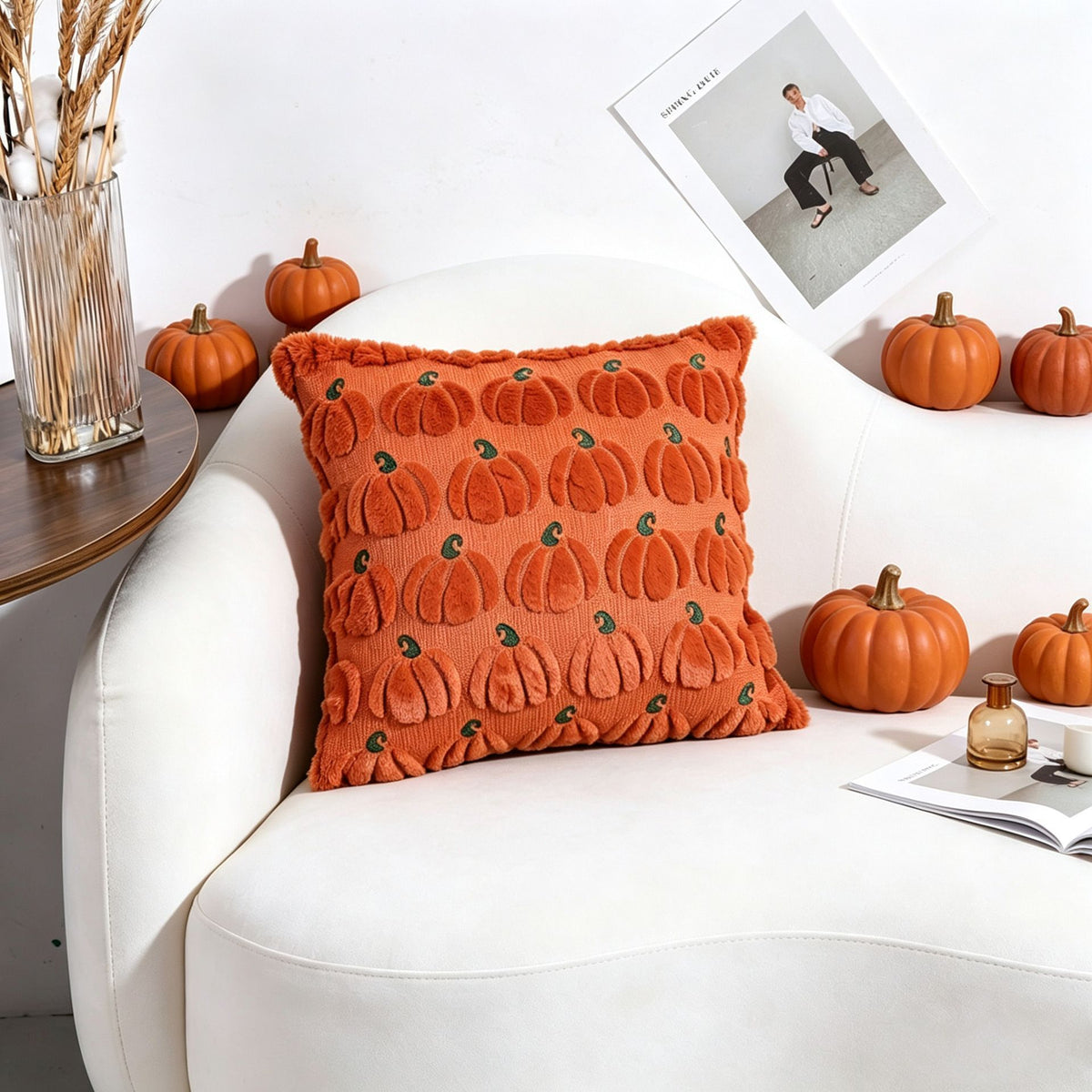 Set of 2 Christmas Cushion Covers (Pillow filling not included)-Style 13