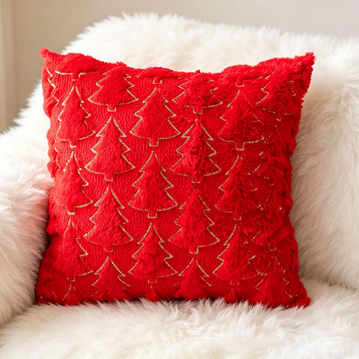 Set of 2 Christmas Cushion Covers (Pillow filling not included)-Style 24