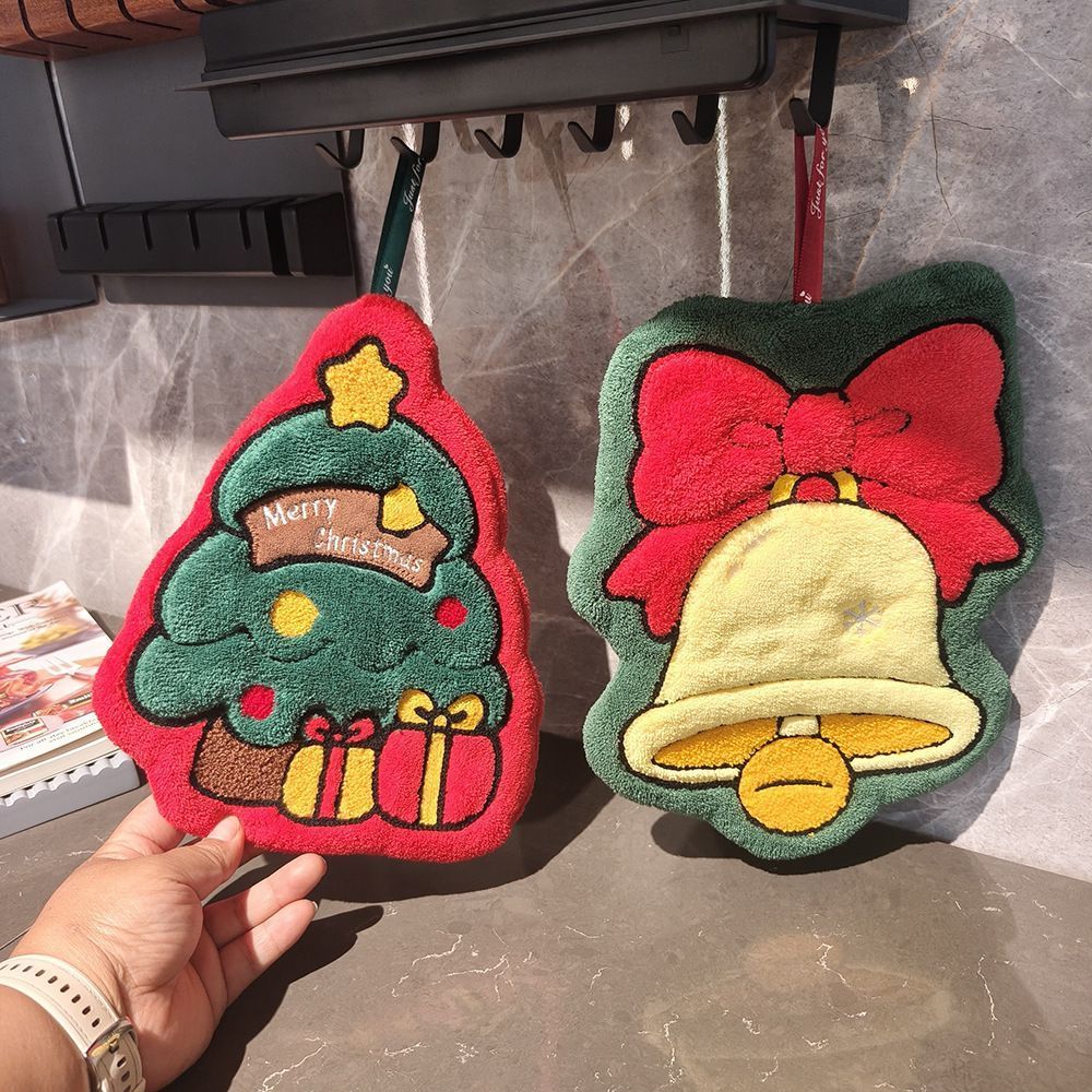 2Pcs White Beard Santa Claus Ornament