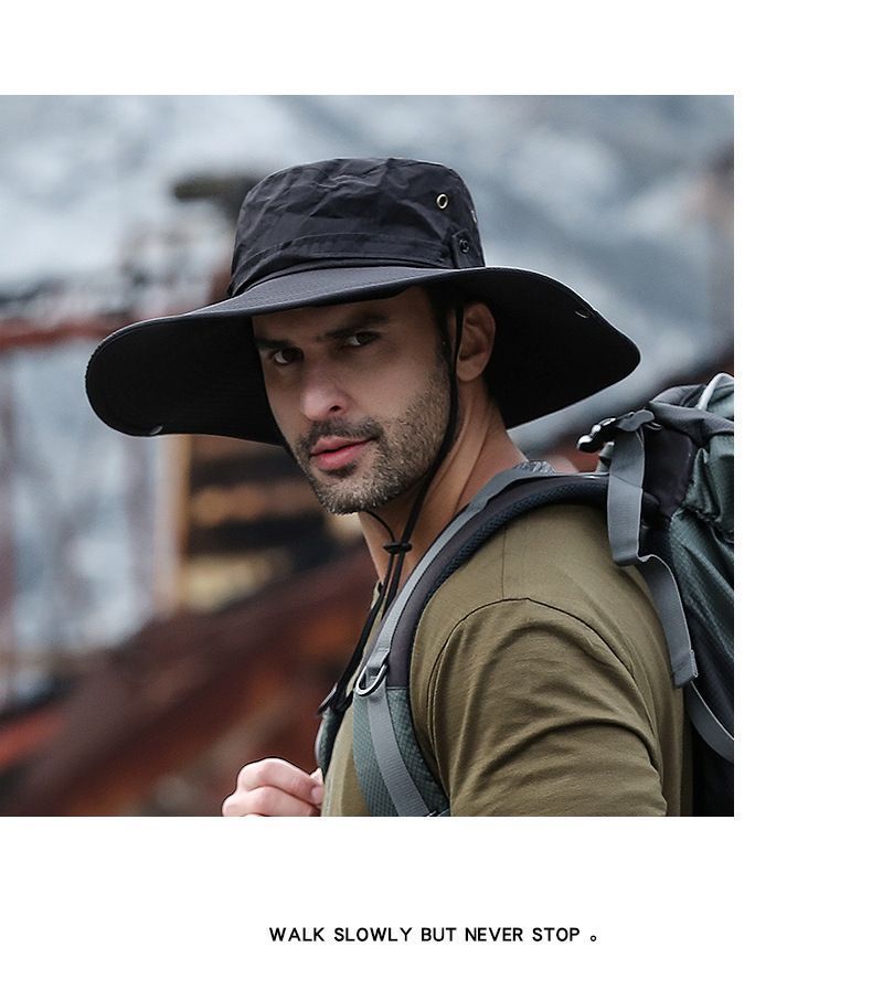 Men's Sun Hat, Light Grey