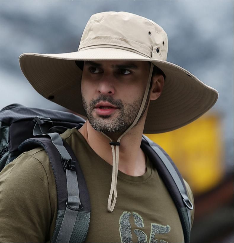 Men's Sun Hat, Light Grey