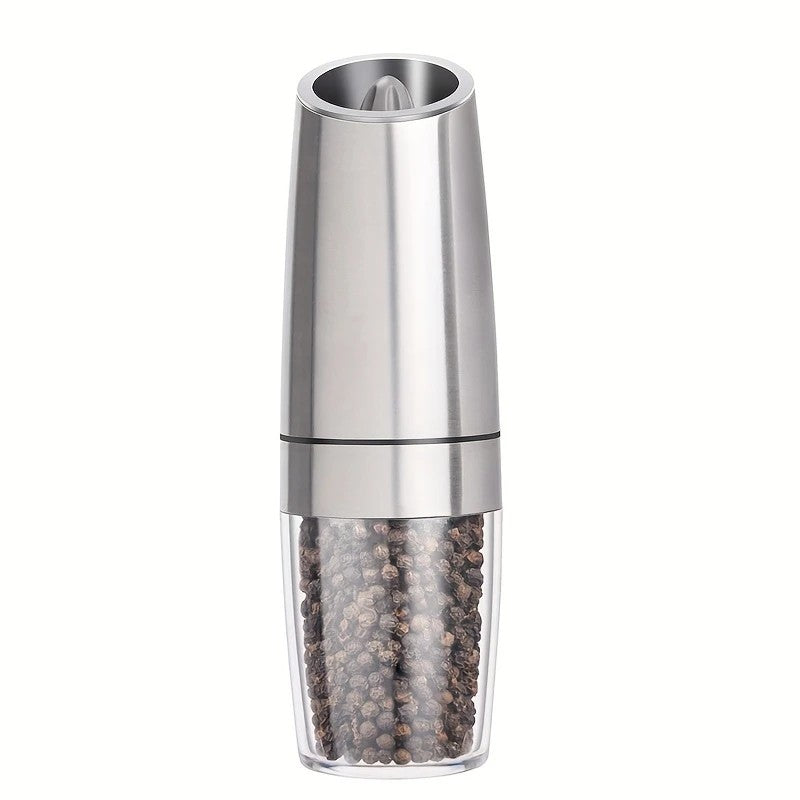 Black Gravity - sensing, grind with tilting —— Intelligent Pepper Grinder, adjust grind fineness freely for seasoning