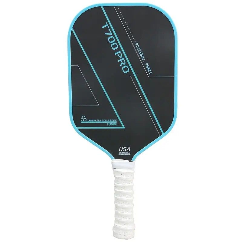 1PCS T700 PRO Carbon Fiber Pickleball Paddle: 8.0oz Lightweight Wide Body Control Paddle for Beginners & Seniors(RED)