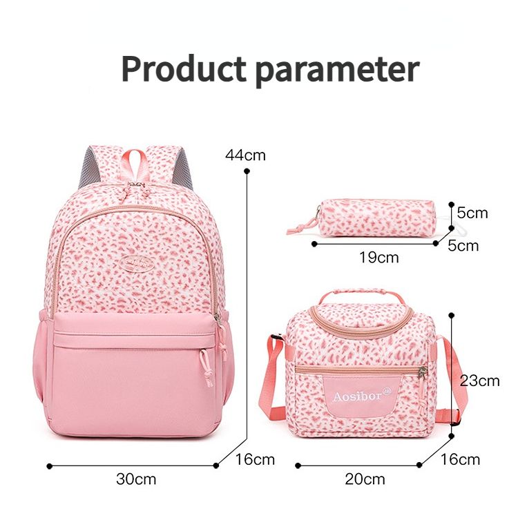 Leopard Print Water-Resistant Backpack(khaki), Lightweight with Large Capacity, Laptop Compartment Included, Essential for Commuting and Campus./khaki