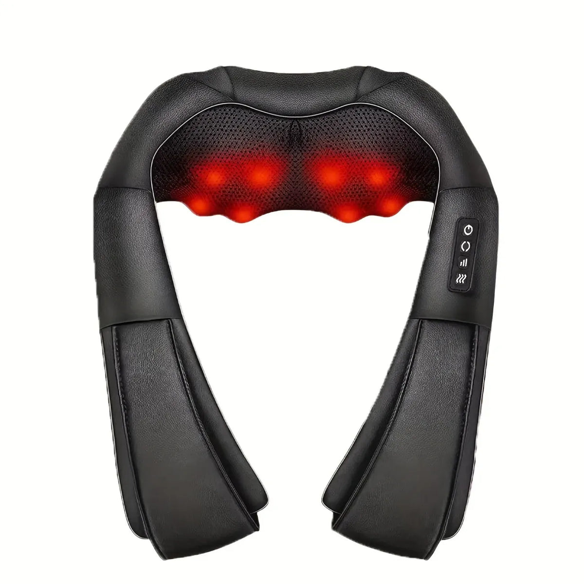 U-Shaped Neck & Shoulder Massager with Heated Surface, Bidirectional Kneading, Office & Car Relaxation Essential