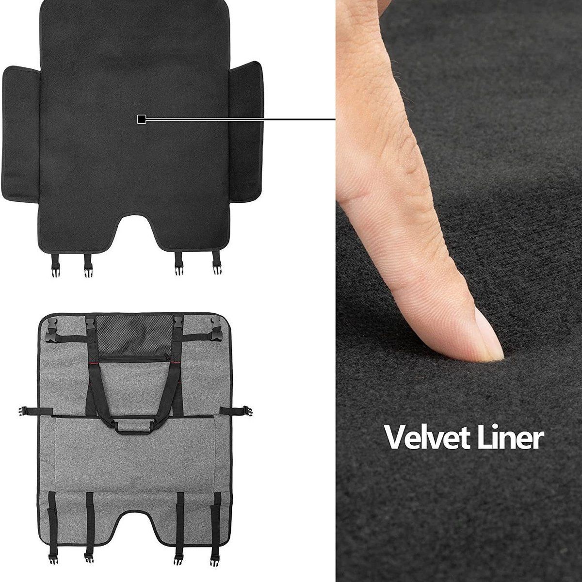 Monitor Carrying Bag Dustproof Portable Monitor Sleeve Case with Adjustable Handle for Desktop Computer, Fits 20 to 24 Inch Monitors