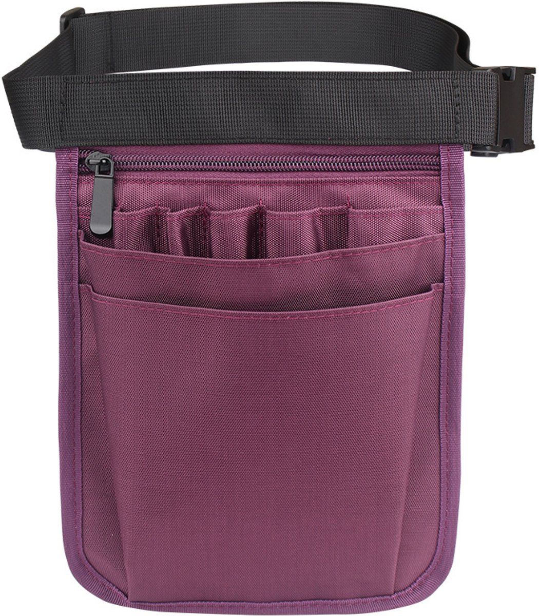 Nurse Fanny Pack Multifunctional Medical Utility Pouch for Nurses Adjustable Tool Bag Unisex Purple