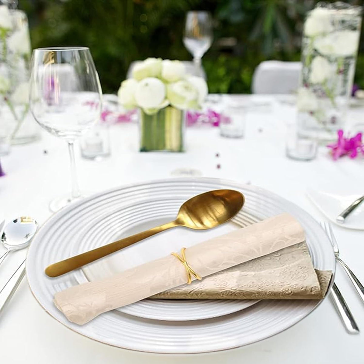 Gold Napkin Rings-12 PCS l Spiral Napkin Rings(Spiral) Napkin Holders Buckles for Family Dinner, Wedding, Party,Table Decorations