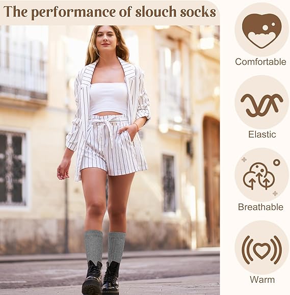 5 Pairs Women's Sports Socks Hard Wearing Comfortable Breathable Athletic Socks
