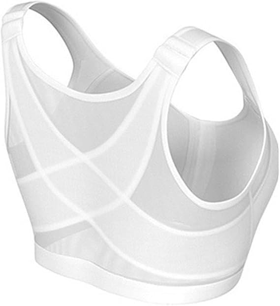 Women's Wireless Bra White Size L 1 Piece