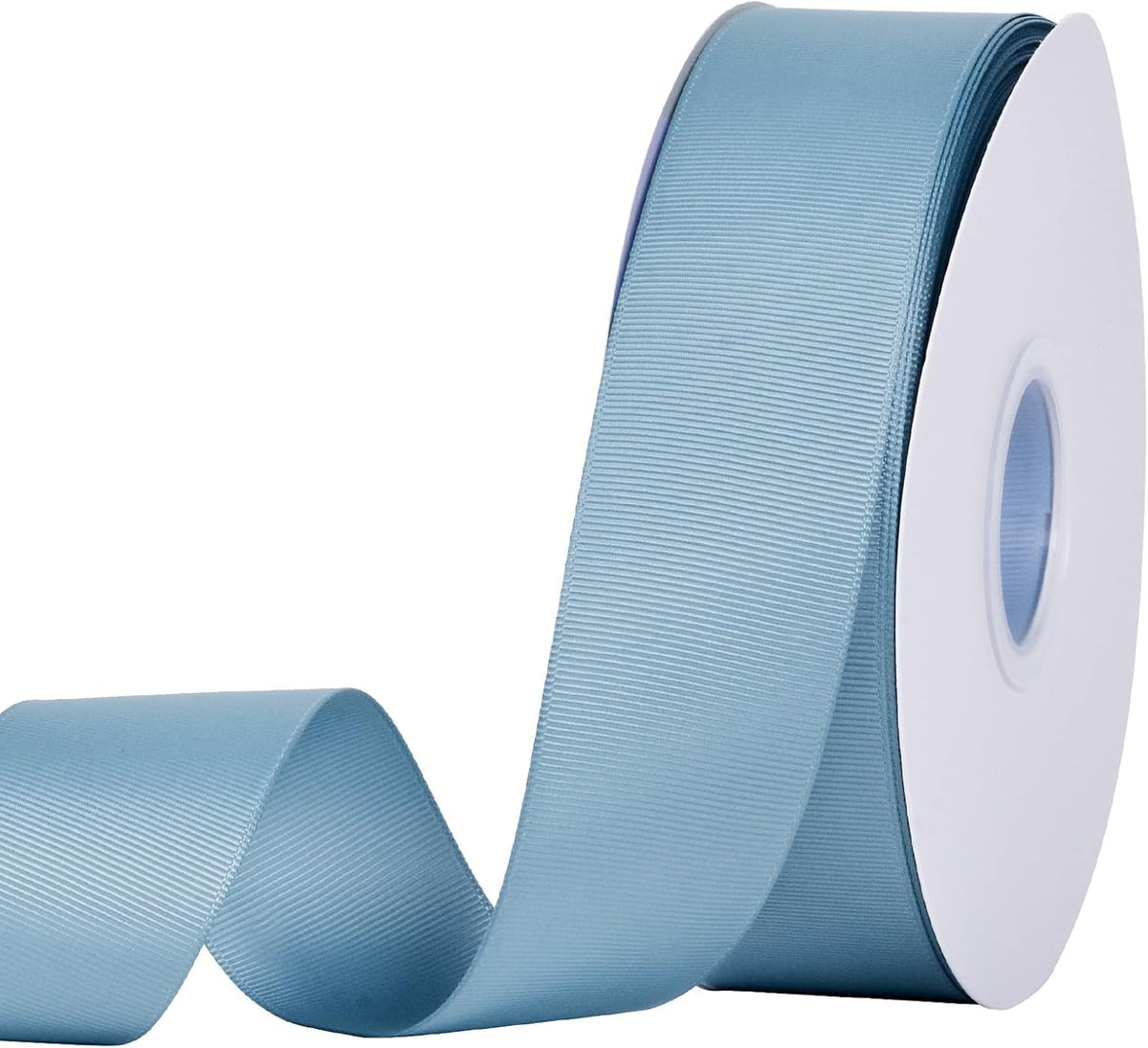 Dusty Blue Grosgrain Ribbon, 1 1/2 Inch 50 Yards, Great for Crafts Bows Flower Bouquet Wedding Home Decor Gift Wrapping