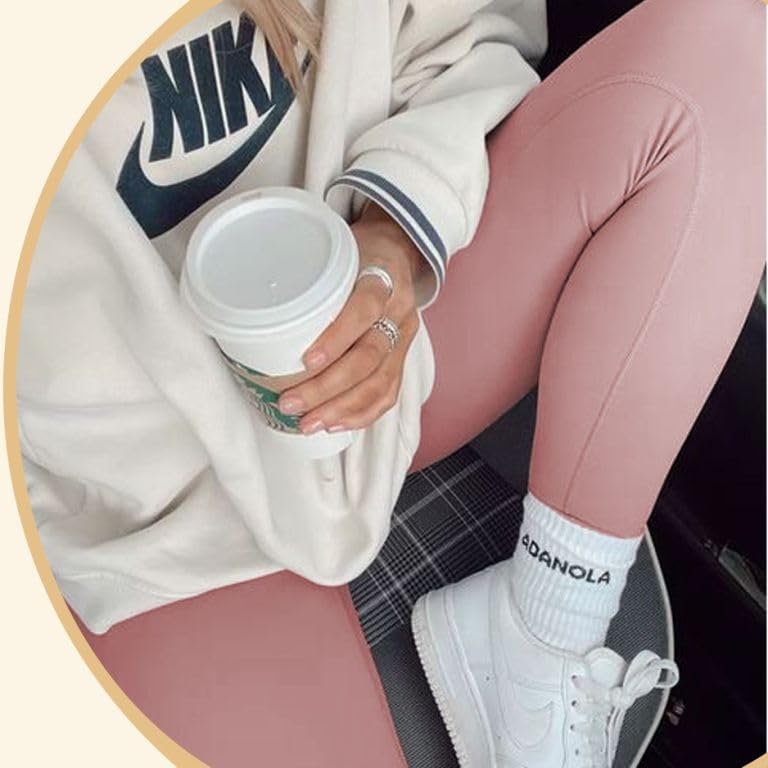 Leggings for Women - High Waisted Tummy Control Butt Lifting Soft No See Through Workout Yoga Pants Running Tights