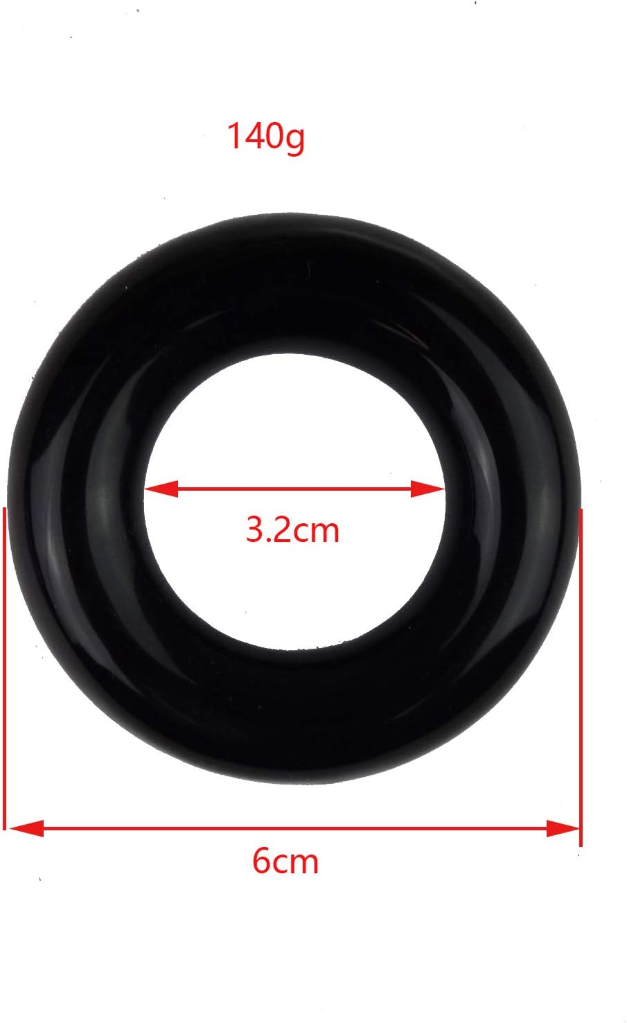 2 Pack Golf Club Swing Weight Rings Black and Red
