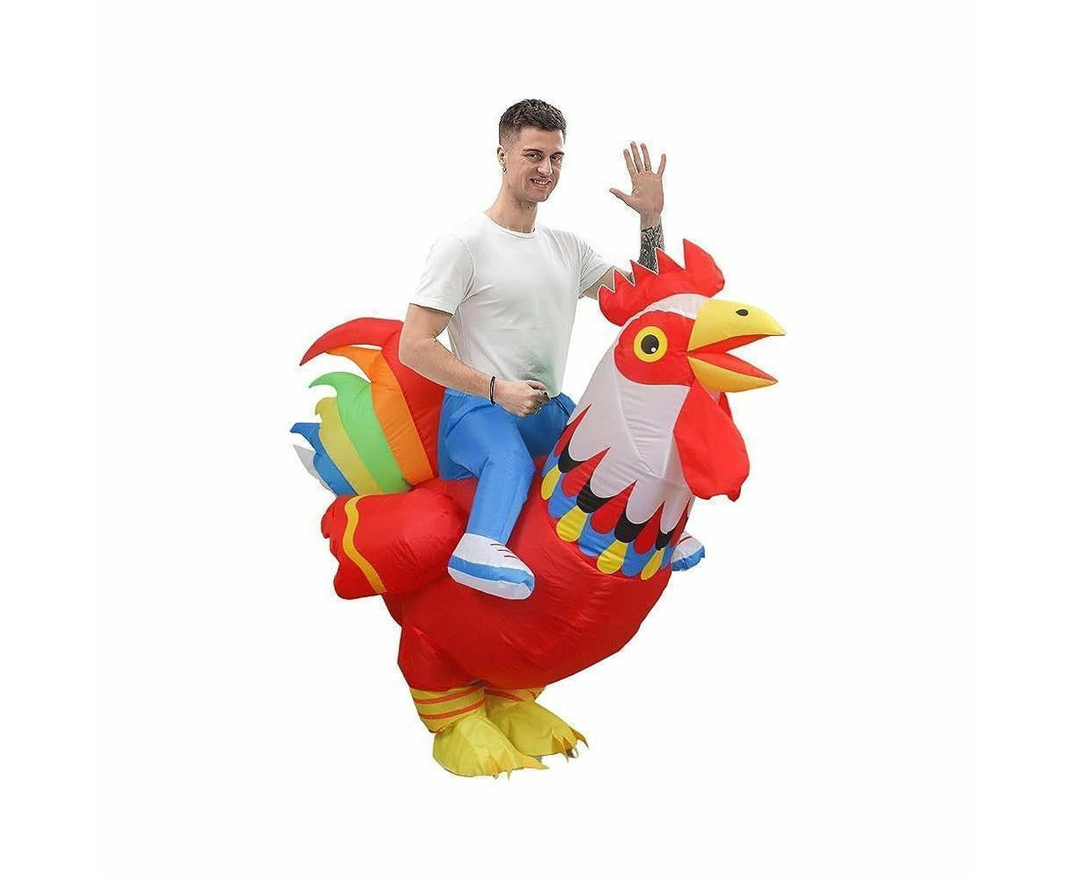Inflatable Animal Costume Funny Costume for Halloween Christmas Party(Suitable for Height 150-190 cm)