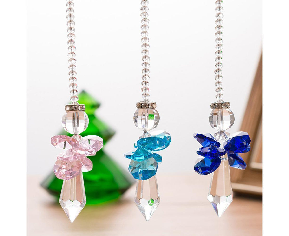 7Pcs Crystal Decorative Sun Catcher Crystal Pendant Lighting Pendant
