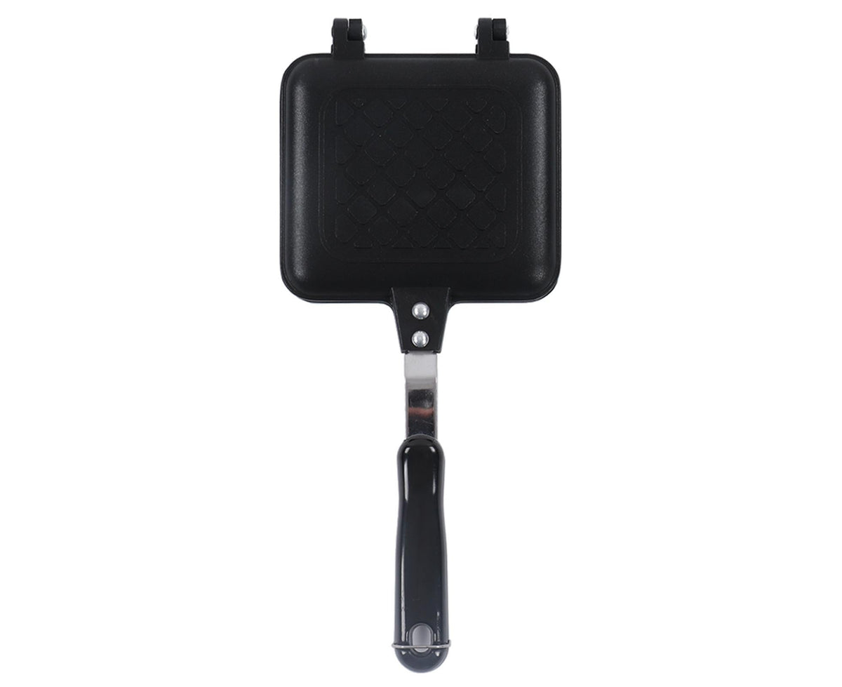 Sandwich Pan, Double-Sided Non-Stick Breakfast Frying Pan, Flat Bottom Panini Maker