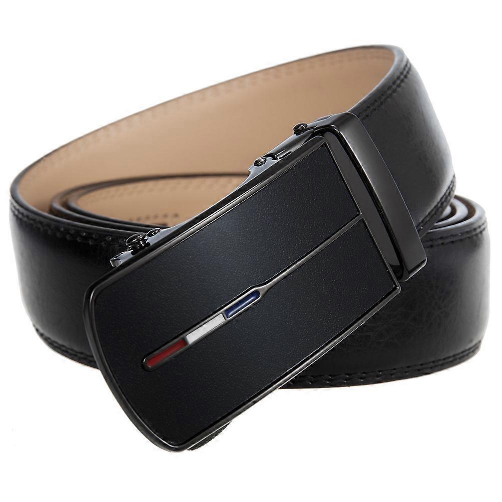 Men's Classic Black Leather Belt