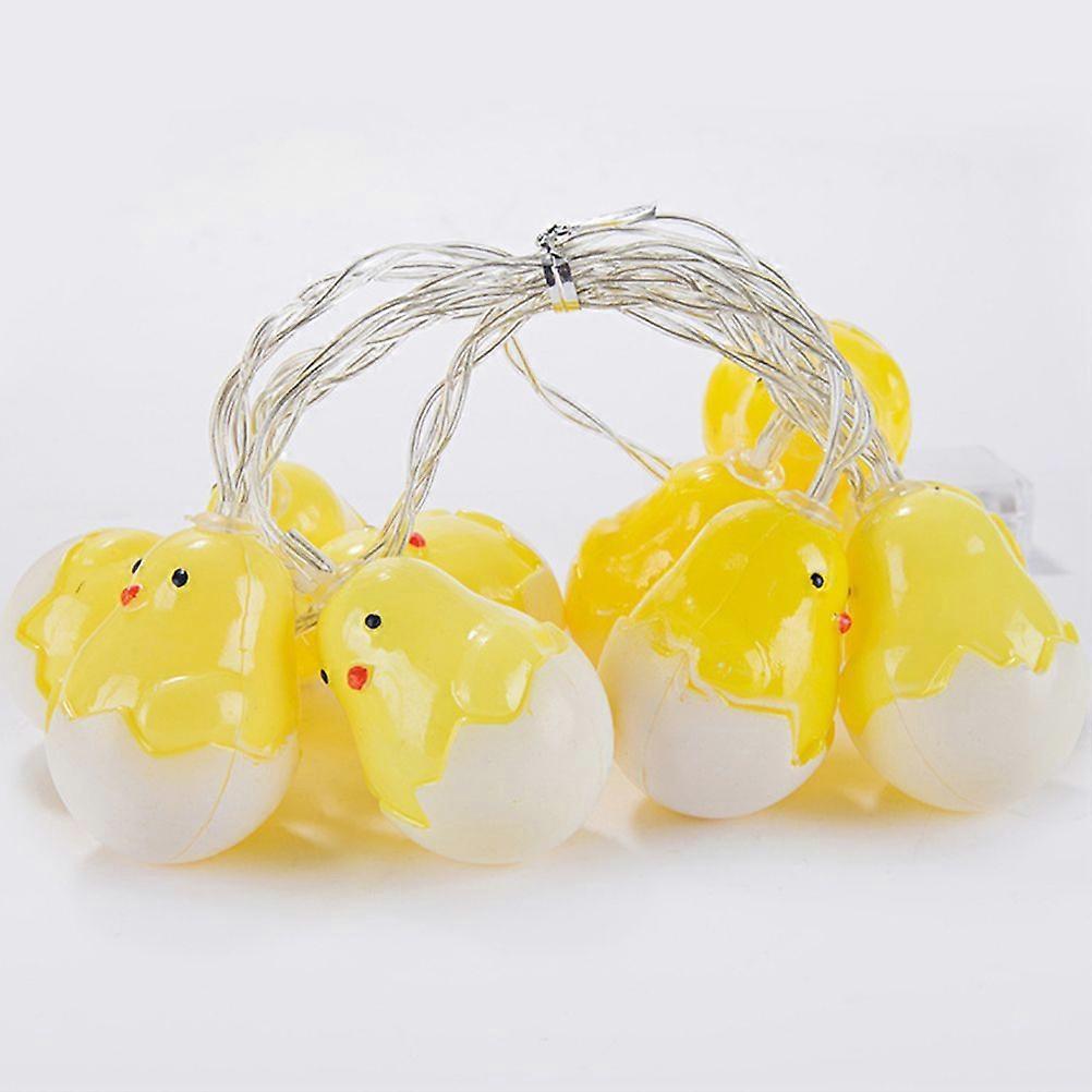 Easter Eggshell LED String Lights, 1.5m Practical Easter Decor Light