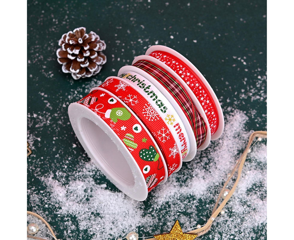 Christmas Ribbon for Gifts-Multicolor