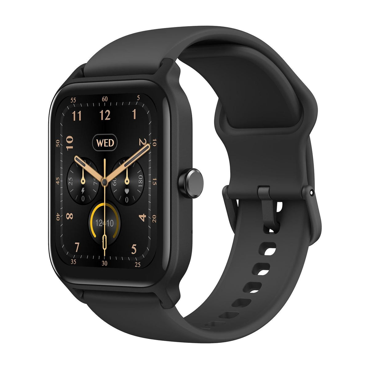 1.8inch Smart Watch IP68 BT5.3 for Android iOS with Heart Rate Monitoring Exercise Records 1pc(Black)