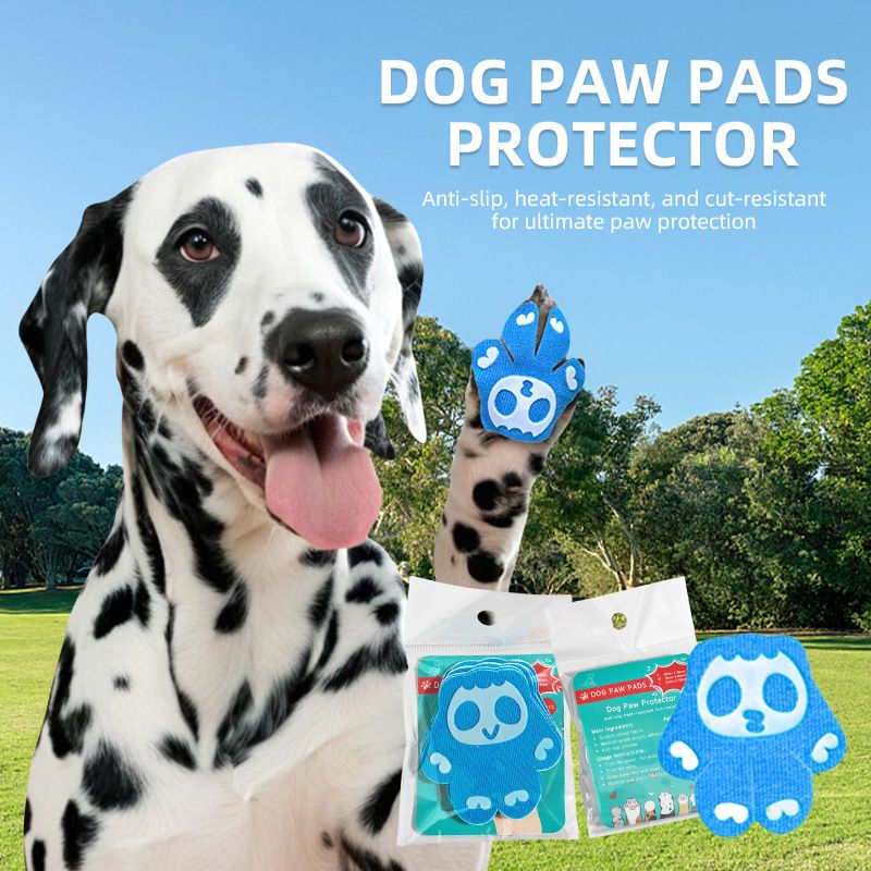 Dog Paw Stickers - Pink - Size M - 8PCS