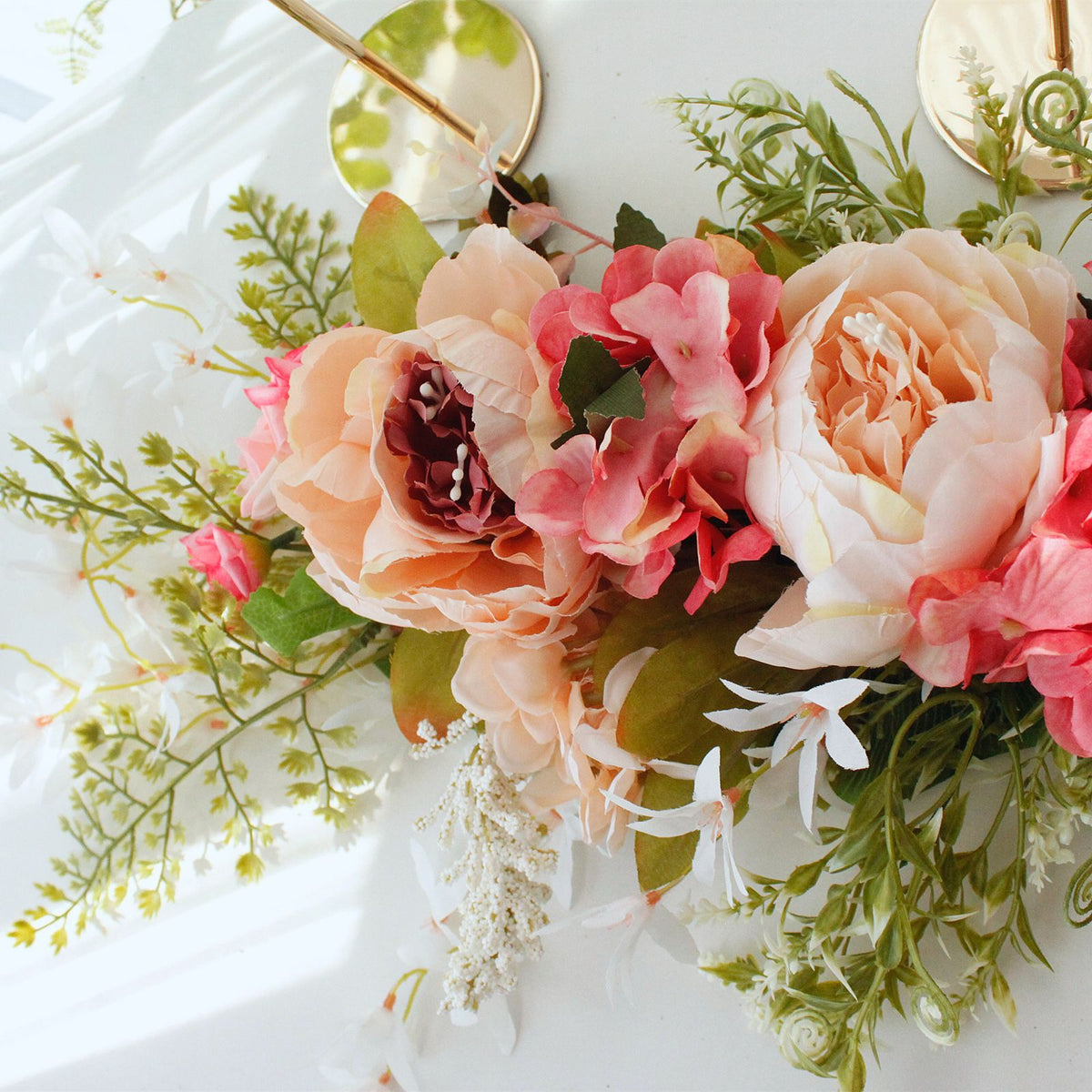 Spring Garland Door Decoration Room Pendant Flowers Lintel Flower Mirror Front Flower Chair Back Flower Wedding Arch Flower Peony