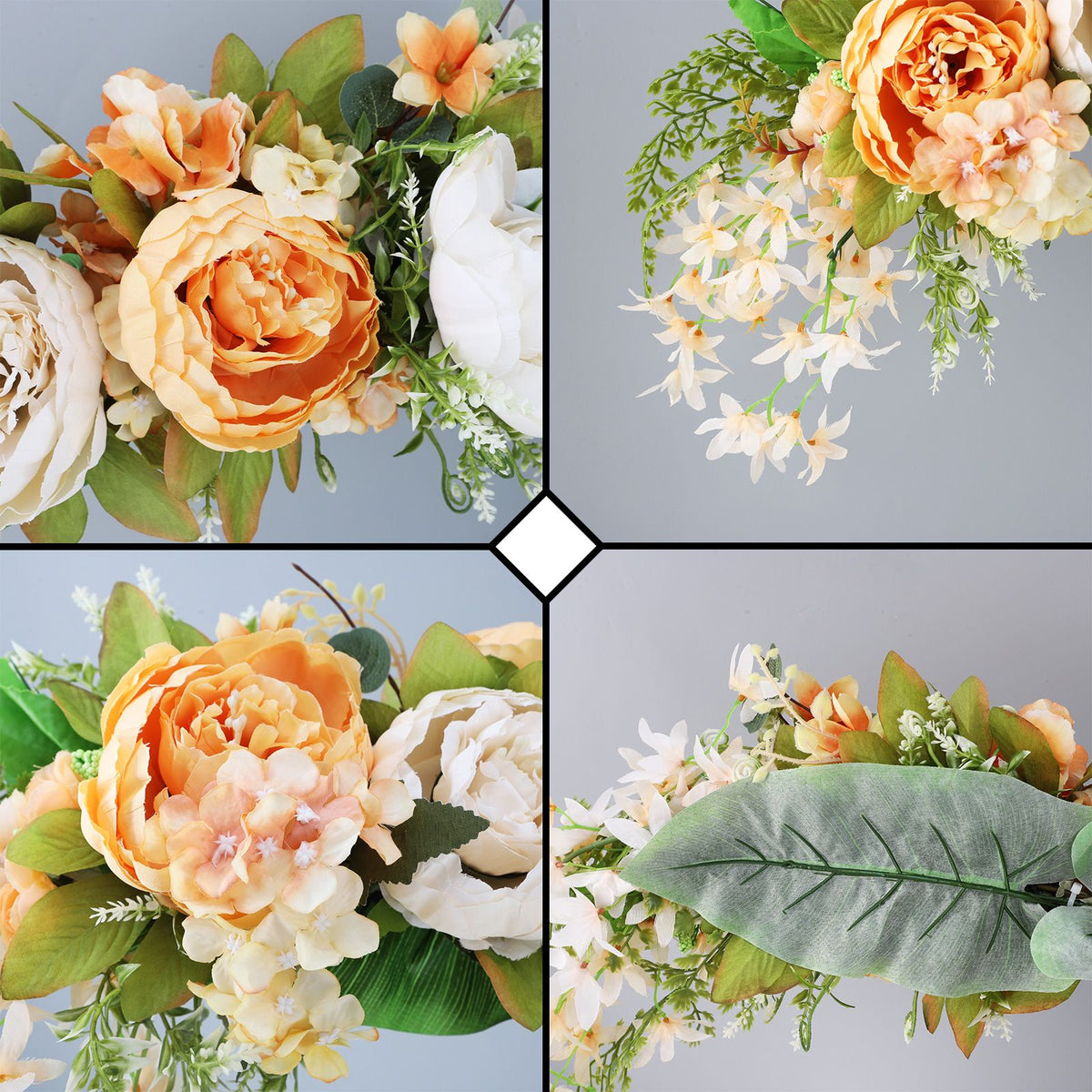 Spring Garland Door Decoration Room Pendant Flowers Lintel Flower Mirror Front Flower Chair Back Flower Wedding Arch Flower Peony