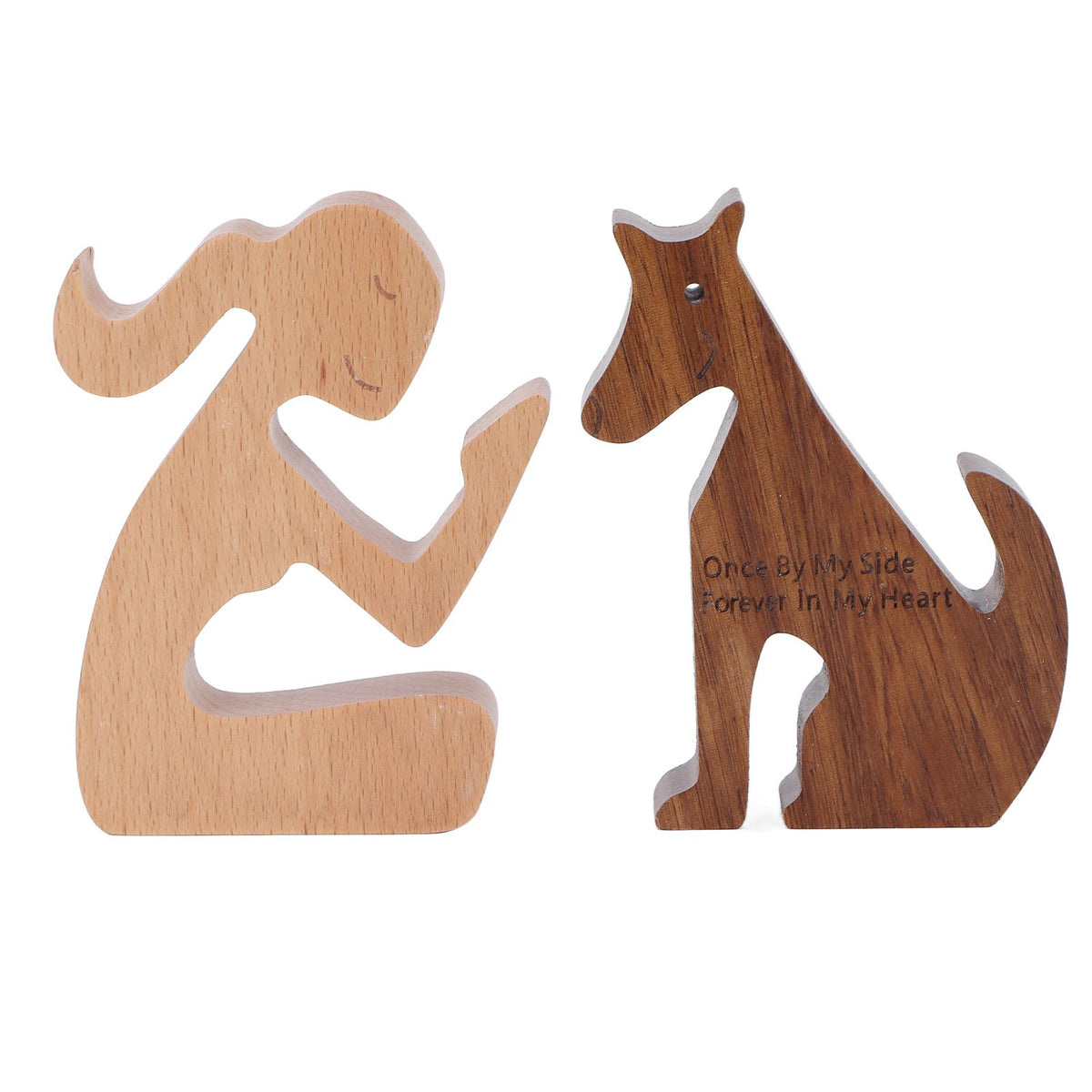 Dog Memorial Gifts for Pet Loss Passing Away Condolences Remembrance Sympathy Wooden OrnamentsA Type 14x10.5x2cm