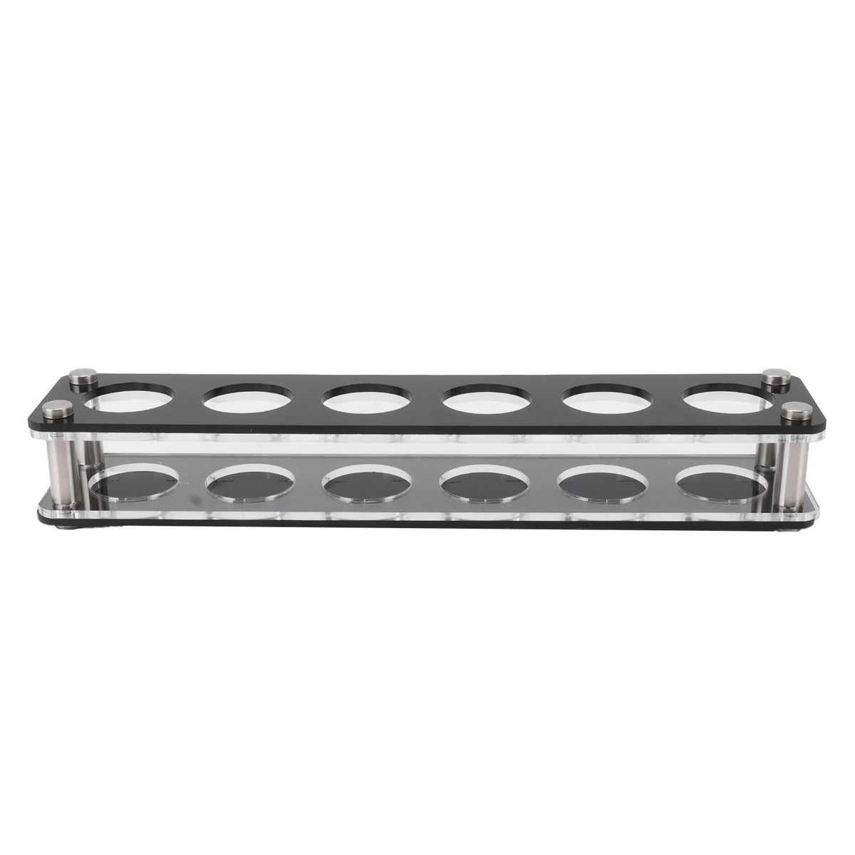 Wine Bottle Display Holder Acrylic Impact Resistant Decorative Wine Bottle Rack for Home Bar 1X6 6 Head Combination Cup Holder