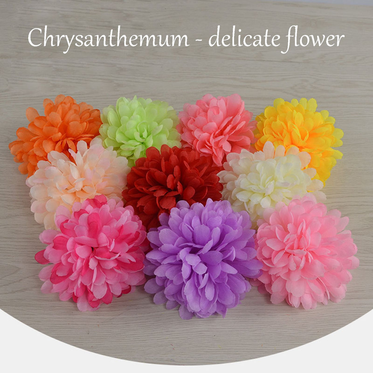 50pcs Artificial Marigold Flowers Fake Flower Heads Garland for Wedding Home Christmas Decor Creamy 10cm