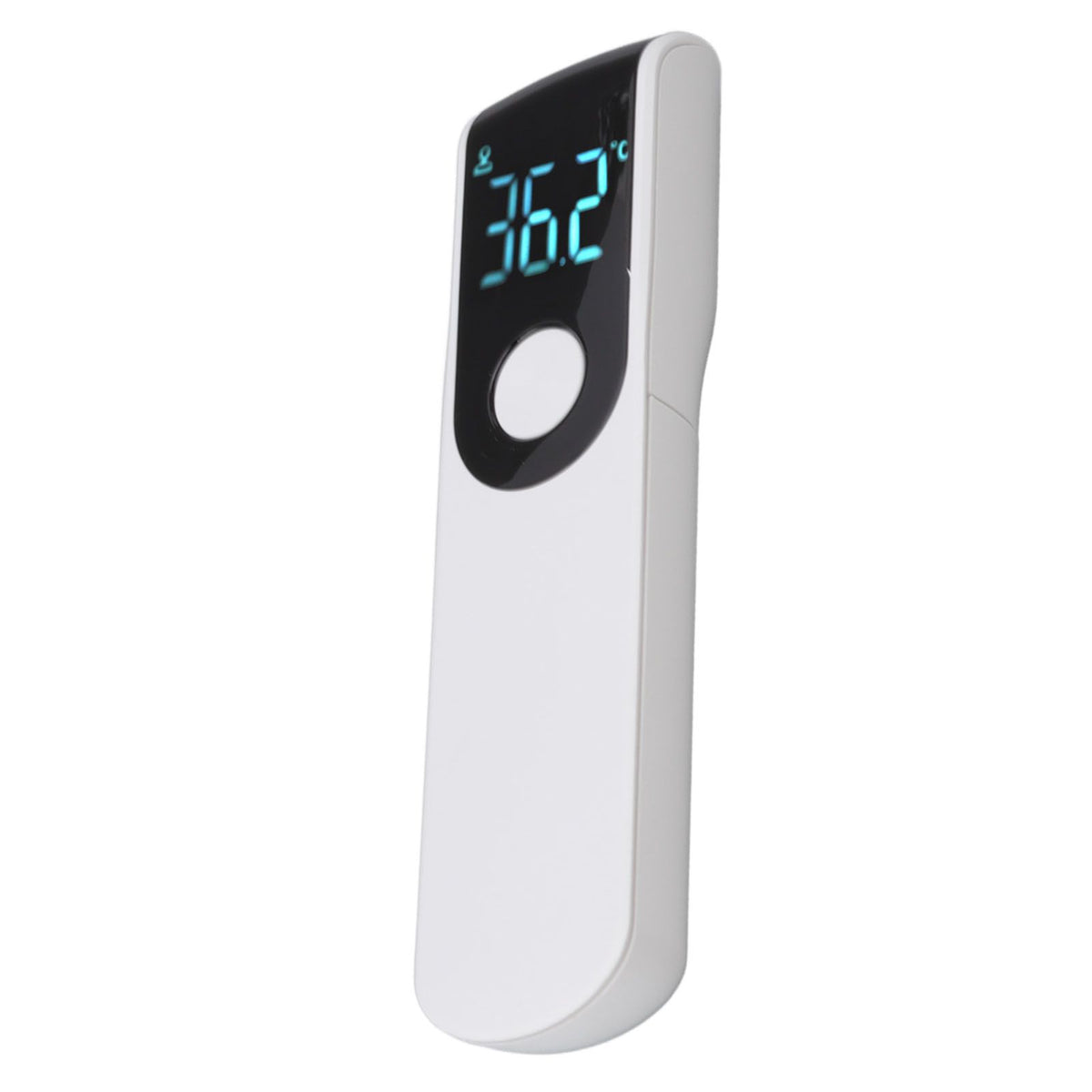 Infrared Temperature Gun Touchless Portable Hand Held Digital Forehead Thermometer for Hotels Home White