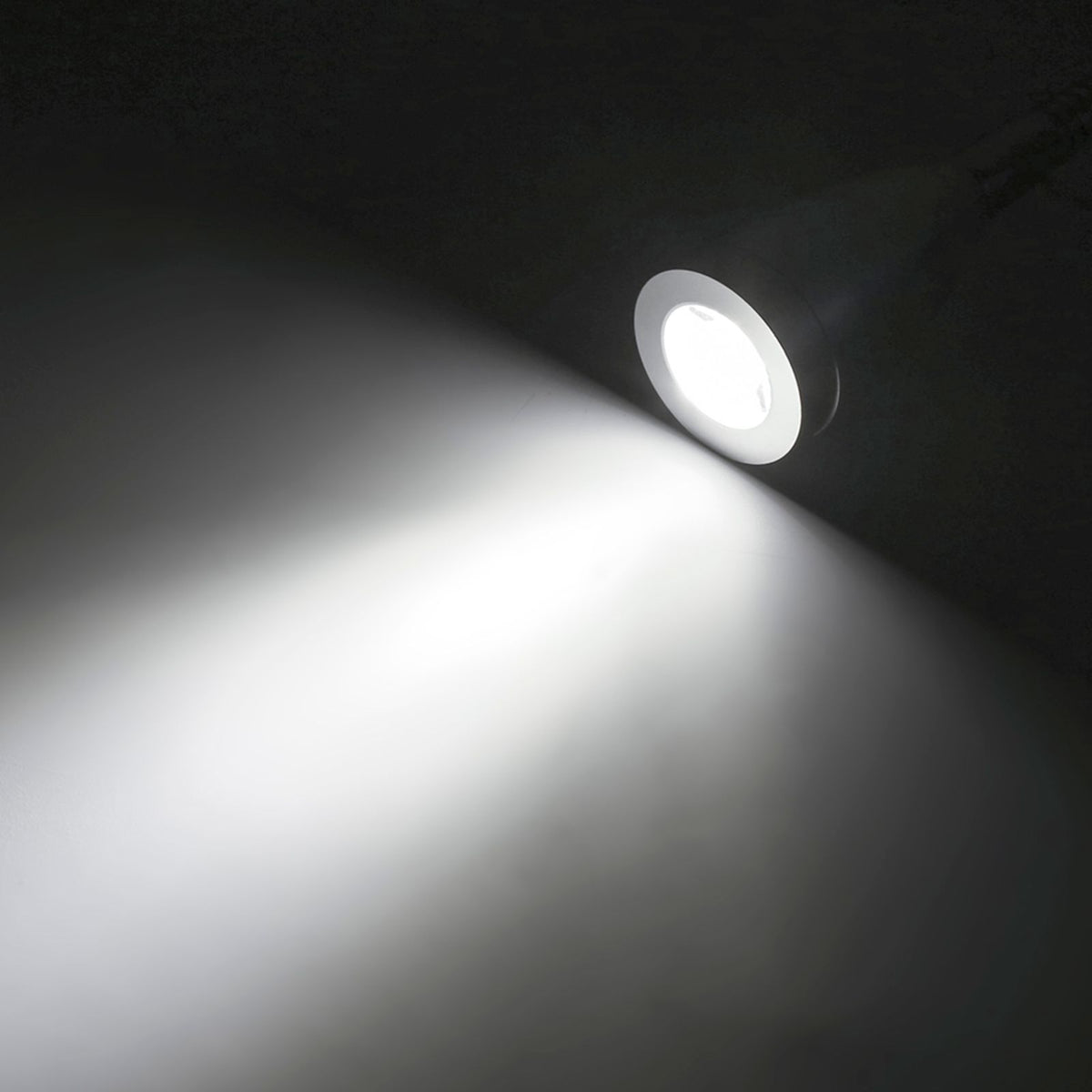 Silver LED Wall Lamps Flexible Gooseneck Bedroom Bedside Reading Light Cool White (Type 2)