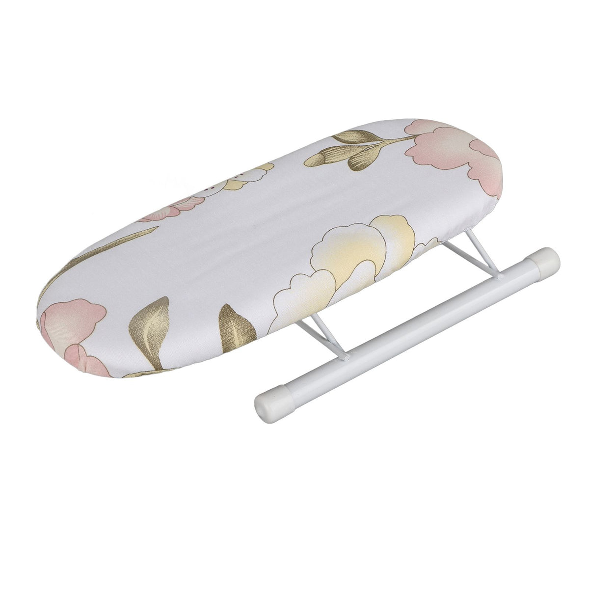 Foldable Space Saving Mini Ironing Board Home Travel Sleeve Cuffs Collars Handling Table(Peony)