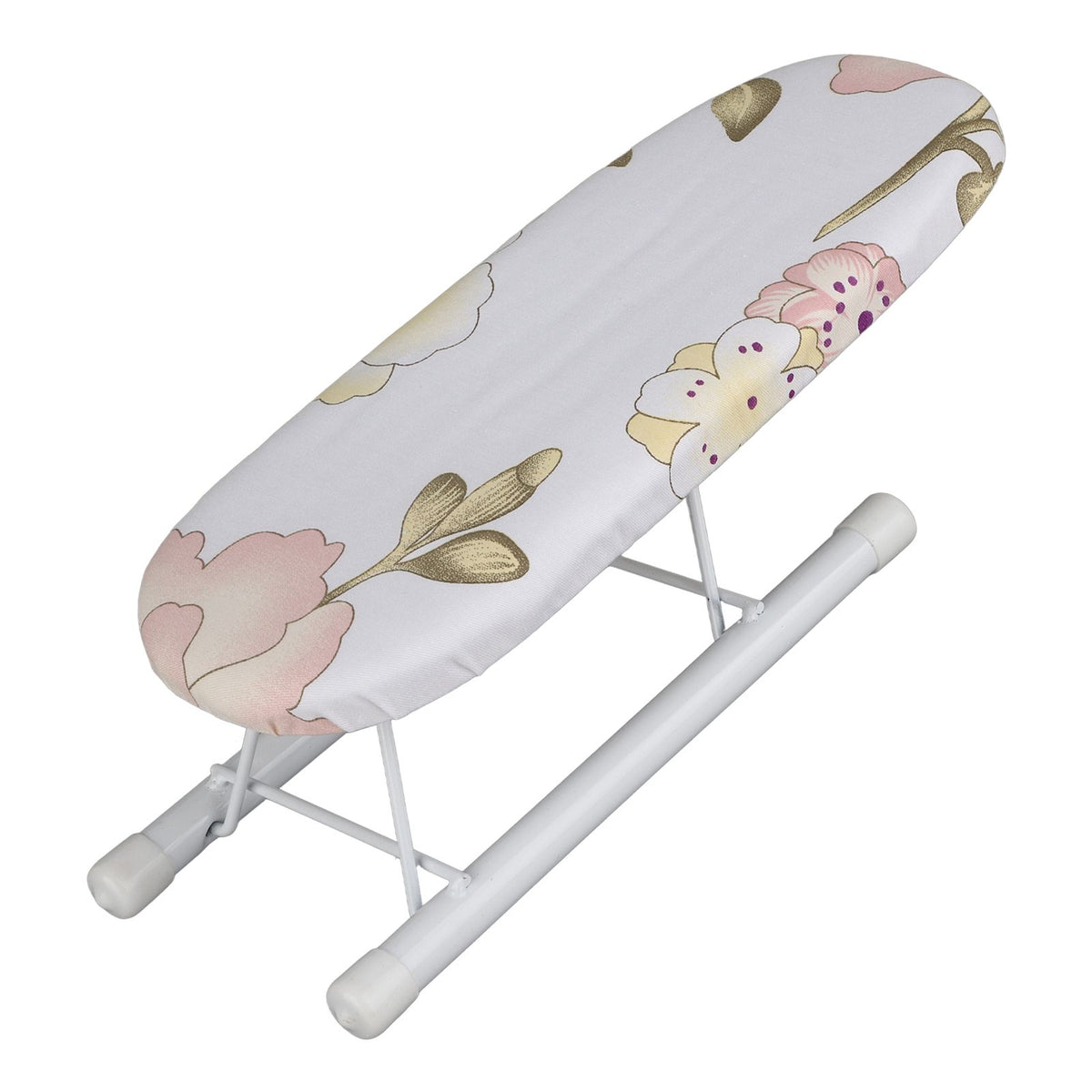 Foldable Space Saving Mini Ironing Board Home Travel Sleeve Cuffs Collars Handling Table(Peony)