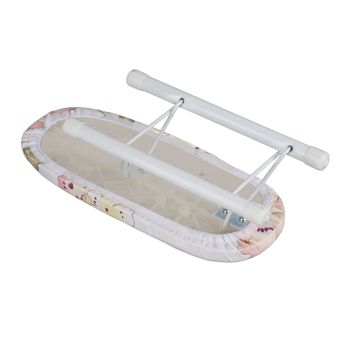 Foldable Space Saving Mini Ironing Board Home Travel Sleeve Cuffs Collars Handling Table(Peony)
