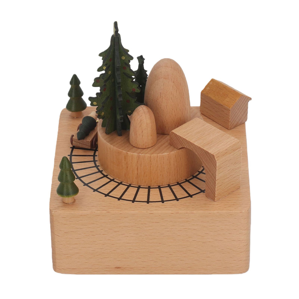 Wood Music Boxes Antique Engraved Wooden Musical Box Gifts for Birthday Christmas Valentine's Day