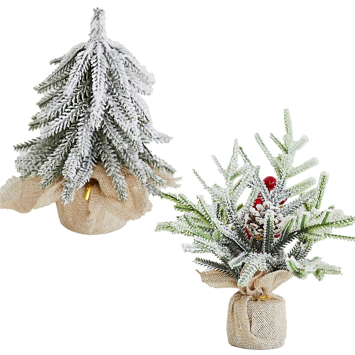 Desktop Xmas Tree Small Simulation Tabletop Decorative Xmas Trees for Home Holiday Decoration