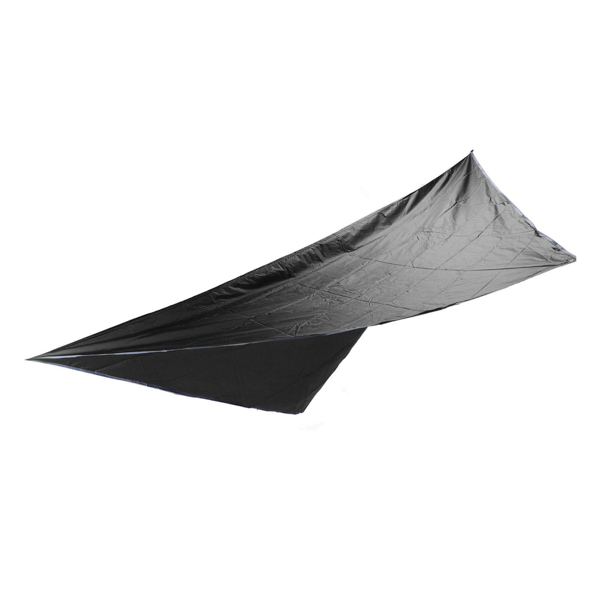 Camping Canopy Multifunctional Quadrangle Sunscreen Waterproof Tent Tarp Outdoor Hammock Tent for Camping Outdoor Beach Black