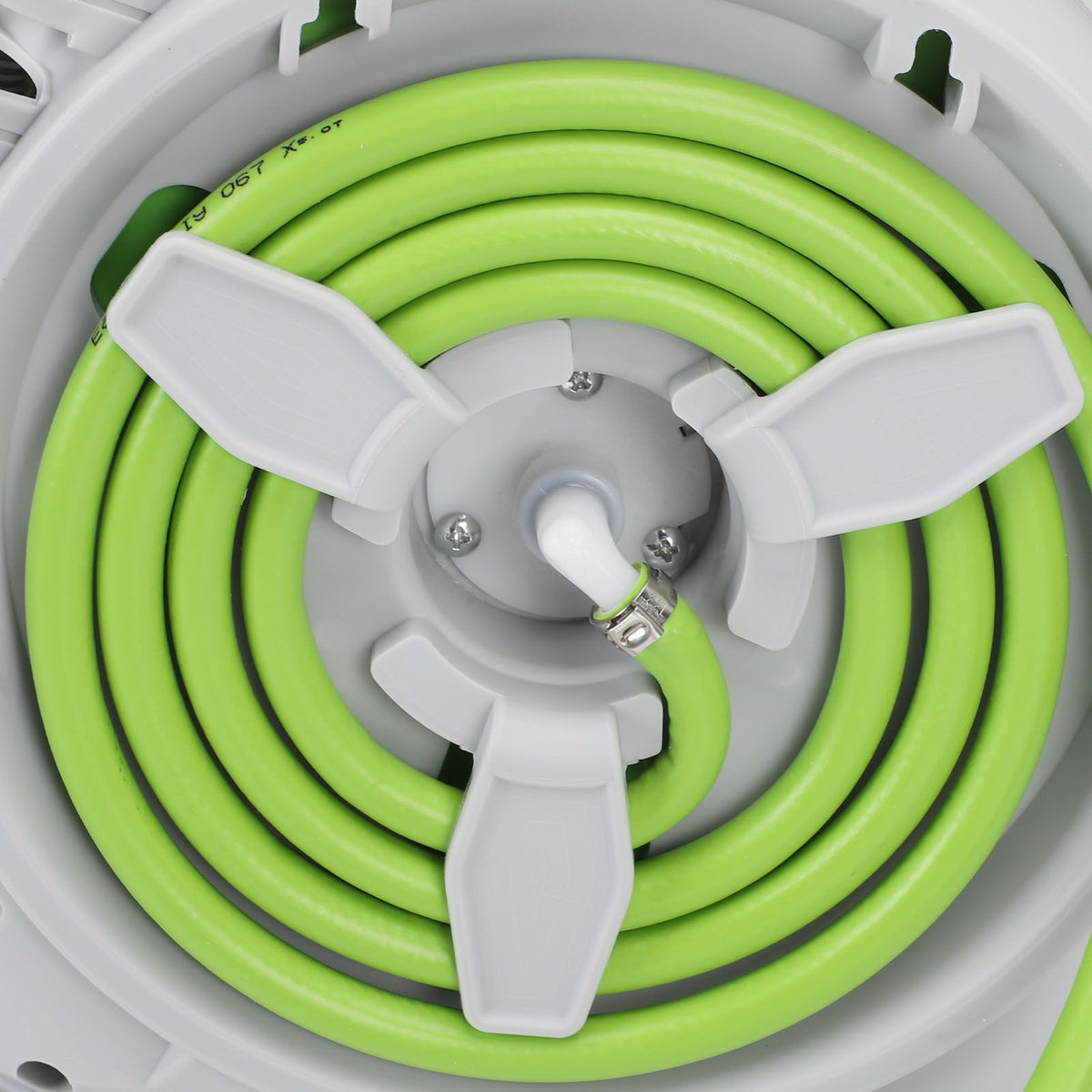 Portable Hose Reel with Spray Nozzle 45.9ft Water Hose Reel for Balcony Garden Watering