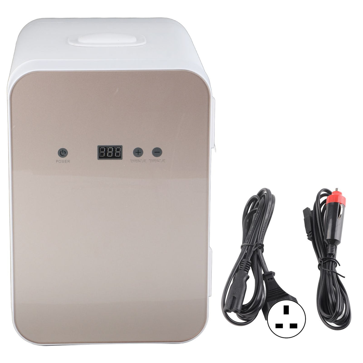8L Portable Digital Mini Refrigerator 12V Car Refrigerator DualUse Freezer Warmer for Home Office(Prise )