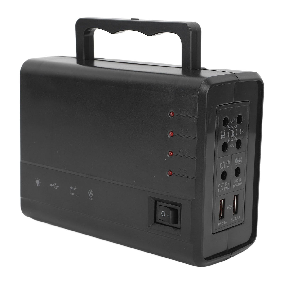 Portable Power Station 5000mAh Outdoor Solar Generator Power Bank for Camping Travel Party Emergency