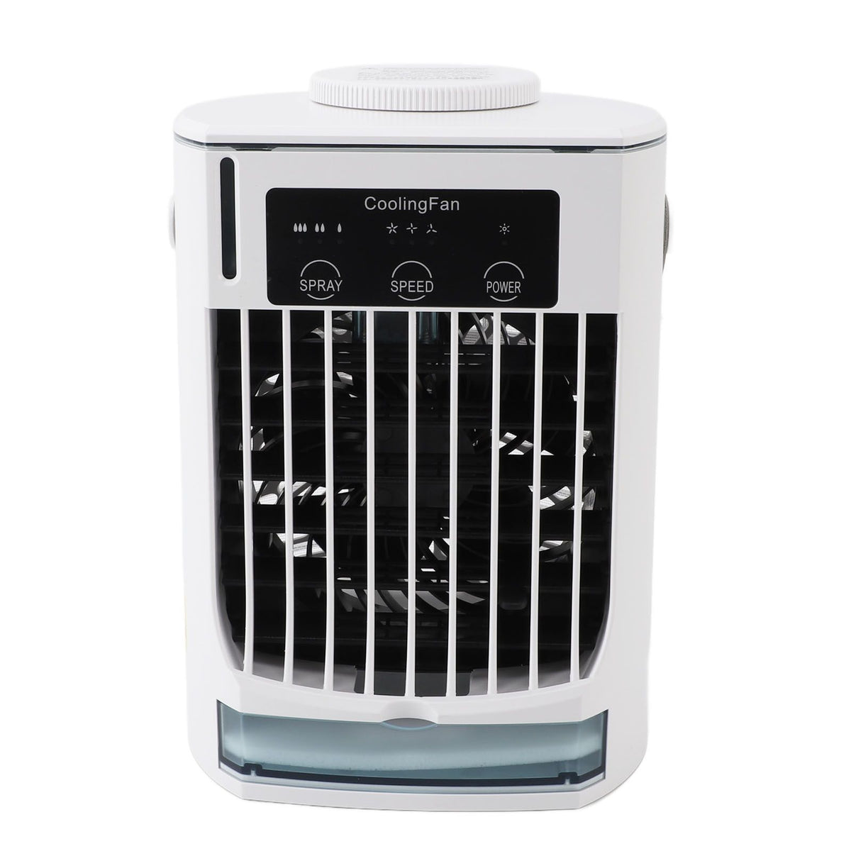 Portable Air Conditioner Personal USB Evaporative Air Cooler Adjustable Wind Speeds Desktop Cooling Fan for Home Camping Office