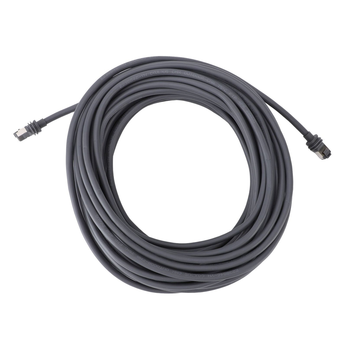 Replacement Cable for Starlink Gen3 V3 IP68 Waterproof 1200Mbps High Speed Space Saving Rectangular Satellite Extension Cable with Cable Clips 75ft/23m